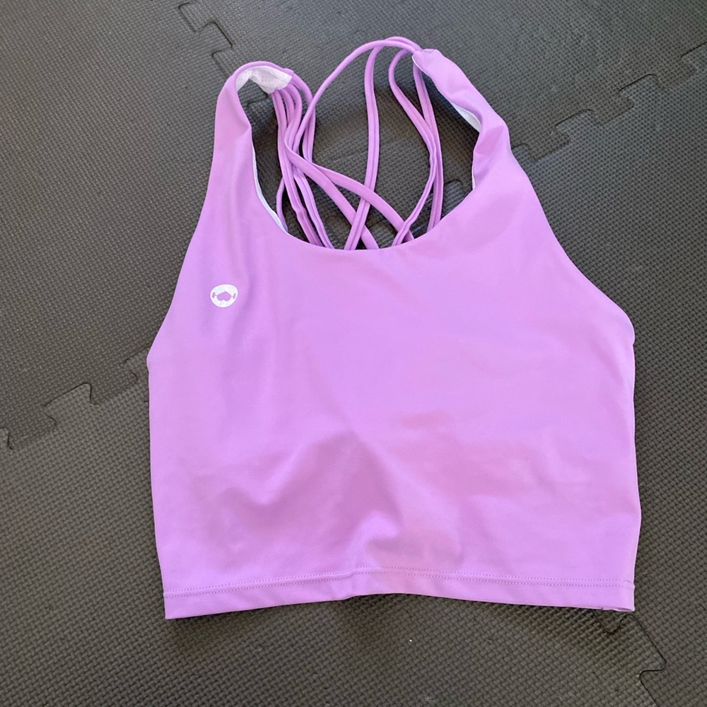 Wodbottom crop top bra, L